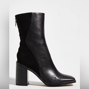 Franco Sarto Black Heeled Boots